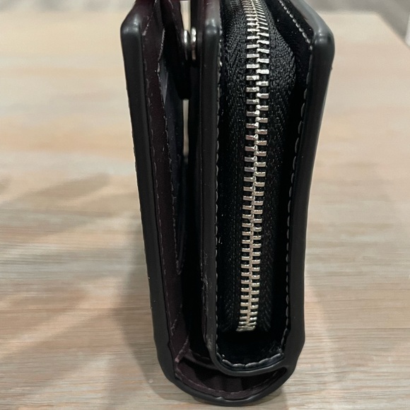 Coach Black Patent Leather Snap Wallet - Picture 8 of 10